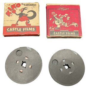 Vintage 8mm Terry Toons Kiko The Kangaroo & The Foxy Fox Castle Films 1935